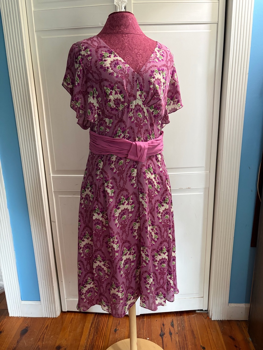 Fabulous silk dress in beautiful vivid colors